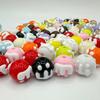 Cuentas acrílicas pintadas a mano de venta caliente 16 mm color hechas a mano diy cuentas sueltas material cadena para teléfono móvil accesorios de joyería lote