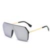 2020 nuevas gafas de sol transfronterizas gafas de sol integradas Gafas de sol cuadradas de moda europea y americana para mujer en stock al por mayor