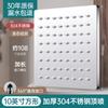 Cabezal de Ducha Grande Presurizado de Acero Inoxidable Engrosado Cabezal de Ducha de una Sola Cabeza Cabezal de Ducha Presurizado para Baño Rociador Superior