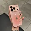Transforma Instantáneamente en una Pantalla Grande de 17 Pulgadas con Diseño Degradado y Logo, Funda para iPhone 16 Pro Max, Completamente Cubierta para 15/14, Resistente a Golpes para 13, para Mujeres para 12