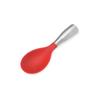 Colher de Arroz Vertical de Silicone e Aço Inoxidável Doméstica Não Danifica Panela Cabo de Aço Inoxidável Colher de Arroz