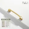 Moderno simples liga de zinco punho único furo dourado alongado maçaneta da porta gaveta guarda-roupa armário porta móveis hardware