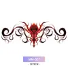 Tatuajes Temporales Sexy Partes Íntimas Abdomen Inferior Succubus Deseo Puro Abdomen Cintura Trasera Tótem de Corazón Pecho Jugo Impermeable