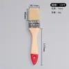 Venta al por mayor de fábrica 641 modelos variados de comercio exterior mango de madera cola roja herramientas para barbacoa pintura de pincel de cerdas cepillo de limpieza