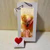 Fábrica transfronteriza al por mayor graduación Rosas estrellas flor seca tragaluz bolsa de regalo ramo ramo de girasol creativo