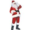 Fantasia de Papai Noel Transfronteiriça Fantasia de Festa de Natal Material de Veludo Dourado Fantasia de Personagem para Apresentação de Palco