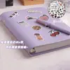 Caderno de Folhas Soltas B5 com Argolas Removíveis Caderno em Branco para Estudantes de Pós-Graduação A5 Capa Mole de Alta Qualidade