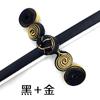 Botón de Calabaza China Baixi de Dos Colores Botón Hecho a Mano para Cheongsam Botón de Dos Ruedas Traje Tang Ropa para Niños Hebilla de Placa Estilo Chino