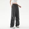 Pantalones de paracaidista rectos delgados de verano para exteriores para hombres y mujeres de calle alta de estilo americano, pantalones de protección solar de secado rápido para parejas