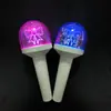 Lámpara de Mano Acrílica con Purpurina de 15 Colores Emisora de Luz Concierto World Tour Mundo Estelar Ambiente Accesorios para Animar Palo para Animar