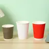 Copo de degustação personalizado multi-especificação para atividades de negócios empresariais copo de papel descartável copo de degustação de bebida quente de café ondulado