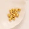Fuerte retención de color accesorios dorados accesorios para joyería DIY cuentas doradas antiguas cuentas sueltas pulsera hecha a mano pulsera tejida con cuentas