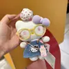 Auténtico Peluche de Dibujos Animados Sanrio Hello Kitty Bolsa Decoración Colgante Llavero Colgante