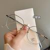 Chiai Armazón de Lentes Metálico Dorado Vintage Nuevo para Mujer para Miopía Popular Cibernético Sencillo Sencillo Ligero