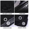 Lona de Nuevo Material Hecha a Medida Procesada Doble Negro Parasol Uv Hule Tela Impermeable Tela Impermeable Tela de Lona Tela de Tienda de Campaña Tela Plástica