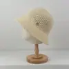 Chapéu de Pescador Liso Vazado Estilo Japonês para Mulheres, Chapéu de Sol de Verão, Versão Coreana, Versátil, Chapéu Bucket Emagrecedor, Chapéu para Proteção Solar ao Ar Livre
