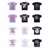 Marca de Moda Europea y Americana Transfronteriza High Street Nueva Camiseta Casual Holgada de Manga Corta con Cuello Redondo Estampado de Letras para Hombre y Mujer