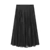 Falda Versátil de Cintura Alta Adelgazante de Color Sólido Estilo Europeo Transfronterizo 2026 Nueva Moda Temperamento Elegante Ropa para Mujer 0528950