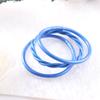 Pulsera de plástico pintado de 3 capas, silicona, tubo hueco, lámina de oro imitación, pulsera de gelatina, pulsera de cuerda retorcida, salida de fábrica