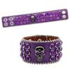 Europa y Estados Unidos pulsera de calavera nueva transfronteriza hombres hip-hop punk personalidad accesorios para presentaciones callejeras ventas directas de fábrica