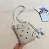 Shuai Mijia 2026 Bolso de Hombro Nuevo de Lunares de Nicho, Bolso Cruzado Retro Exquisito y a la Moda, Bolso Simple para Teléfono para Viajes Diarios