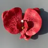 Simulação Película Impressa em 3D Cabeça de Flor Phalaenopsis Amazon PU Impermeável Decoração de Cabeça de Flor Phalaenopsis Phalaenopsis em Estoque