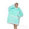 Amazon Hugglehoodie Pulôver Preguiçoso Jaqueta de Lã Aconchegante Espessa Flanela com Capuz Cobertor de TV Calor para Exterior