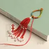 Pingente de Bolsa Chaveiro Borla DIY Destacável Estilo Antigo Multicolor Translúcido Brocado Song Contas Pulseira de Borla