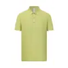 Baño de Hielo de Verano Barro Líquido Amoníaco Ligero Casual de Negocios Deportivo Color Sólido Camisa Polo Logo Personalizado Camisa de Cultura Corporativa Bordado