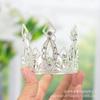 Acessórios de Coroa de Buquê Coroa de Bolo de Metal Ornamentos Dourado Prata Ouro Rosa Três Cores Podem Ser Misturados e Combinados Decorações de Diamante