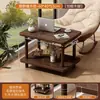 Mesa Minimalista para Sala de Estar, Mesa Lateral para Sofá, Mesa de Café Pequeña para Uso Doméstico, Estante Lateral de Cama para Dormitorio, Mesa Lateral Cuadrada para Balcón, Mesa de Esquina