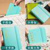 Cuaderno Estudiante Sijin con Tapa de Cuero y Correa Mini Cuaderno de Bolsillo A7 Mini Bloc de Notas Cuaderno de Cuero Suave Cuaderno Pequeño Portátil