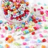 Acrílico Varios Cuentas de Arroz Cuentas Tubulares Cuentas Sueltas DIY Pulsera de Cuentas Hecha a Mano Accesorios de Joyería Material para Collares