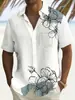 Camisas de manga corta para hombre con estampado digital 3D, estilo playa y resort hawaiano, más vendidas en primavera y verano transfronterizas