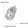 Moda europeia e americana criativa liga strass médio broche de vidro requintado high-end roupas femininas corpete jóias pinos