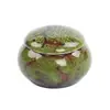 Latas de Chá Seladas com Mudança de Forno Yanshan Beleza Maquiagem Frasco de Pó Perfumado Dividido Mini Pequeno Creme Batom Caixa de Pó Rouge
