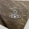 Novos Acessórios de Liga de Planeta Cravejados de Diamante, Joias de Cruz Personalizadas, Acessórios de Cabelo Artesanais de Alta Qualidade, Material para Brincos Flor de Sapato