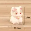 Gatito Lindo de Dibujos Animados Adornos DIY Adornos de Micro Paisaje Decoración de Jardinería Manualidades de Resina Adornos de Escritorio