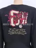 Abrigo de calle personalizado para hombre y mujer, nuevo abrigo tipo chaqueta de béisbol con patrón de diablo de dibujos animados, colaboración, primavera y otoño 2024