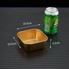 Plato cuadrado de acero inoxidable estilo coreano, cesta creativa para pollo frito, patatas fritas, olla caliente, caja de comida, platos binaurales, cesta para aperitivos, plato de cena, bandeja