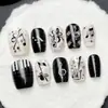 Exhibición de Uñas Artísticas Transfronteriza, Colección de Muestras de Uñas Portables, Puntas de Uñas Ovaladas
