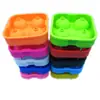Molde de Silicona Benhaida de 4 Cavidades para Bolas de Hielo Película de Hielo Redonda Creativa Caja de Hielo Bandeja de Hielo de Silicona Hielo para Whisky