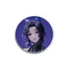 Anime Japonés y Coreano Demon Slayer Broche Divertido Insignia de Metal Accesorios para Ropa Pines de Solapa Patrón Geométrico Redondo Venta al por Mayor de Fábrica