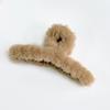 Tocado de peluche de plástico hecho a mano para mujer, bonito accesorio para el cabello con forma de tiburón peludo, venta al por mayor, novedad de primavera