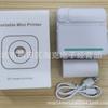 Mini Impresora Popular para Estudiantes, Set de Impresora Térmica Portátil Bluetooth para Fotos y Etiquetas, Conectable para Corregir Errores