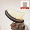 Palo Gua Sha de Sándalo Verde, Tabla Gua Sha de Cuerno, Tabla Raspadora Facial, Universal para Todo el Cuerpo, Palo Masajeador Facial y Ocular, Portátil y Fácil de Transportar