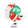 Globos de papel de aluminio navideños Papá Noel Árbol de Navidad Caramelo Regalo Bombilla Decoración Arreglo de ambiente Globos de papel de aluminio