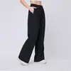 Calça Cruzada deusa Casual Calça de Yoga Feminina Cintura Alta Esportiva Perna Reta Fina Leve Emagrecedora Solta Secagem Rápida Feminina Primavera Verão Longa