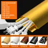 Canal de Aluminio para Cableado de Piso Expuesto, Cubierta de Cable Semicircular Curva, Clip Antipasos