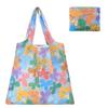 Nueva Bolsa de Compras Plegable de Gran Capacidad con un Solo Hombro, Bolsa para la Colocación, Bolsa Ecológica, Bolso Tote Portátil Creativo con Estampado, Bolsa de Almacenamiento